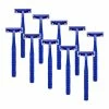 BargainJunkie Men's Select Twin Blade Disposable Razors, 10 Pack