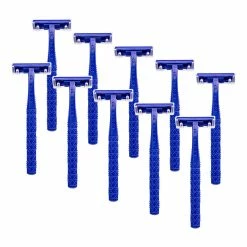 BargainJunkie Men's Select Twin Blade Disposable Razors, 10 Pack