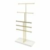 BargainJunkie New 5 Tier Jewelry Organizer, Brass