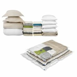 BargainJunkie Honey-Can-Do Vacuum Storage Bags Super Storage Vacuum Pack, 3-Pack