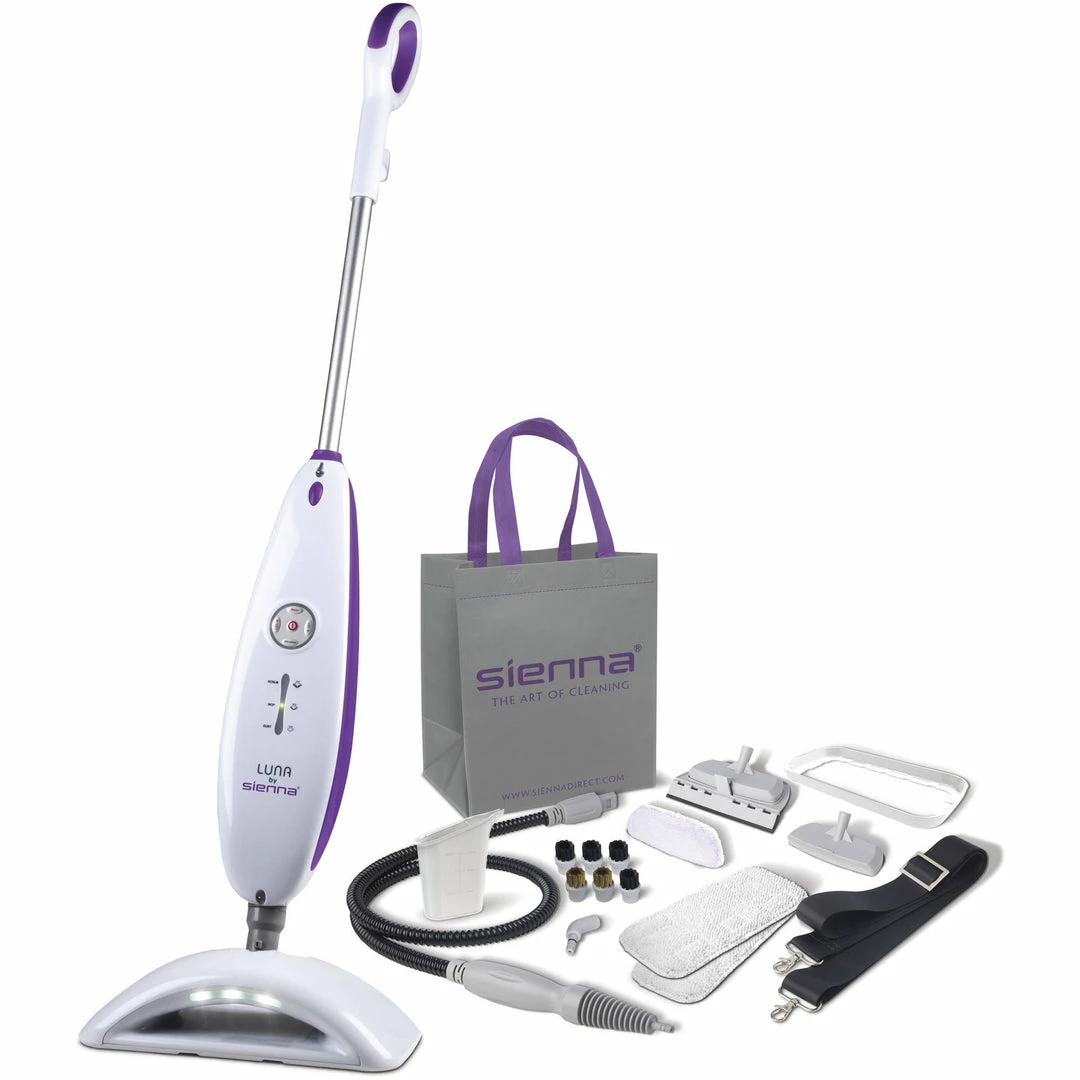 BargainJunkie New Sienna Luna Plus Steam Cleaner Mixed Trimming Color, Refurbished