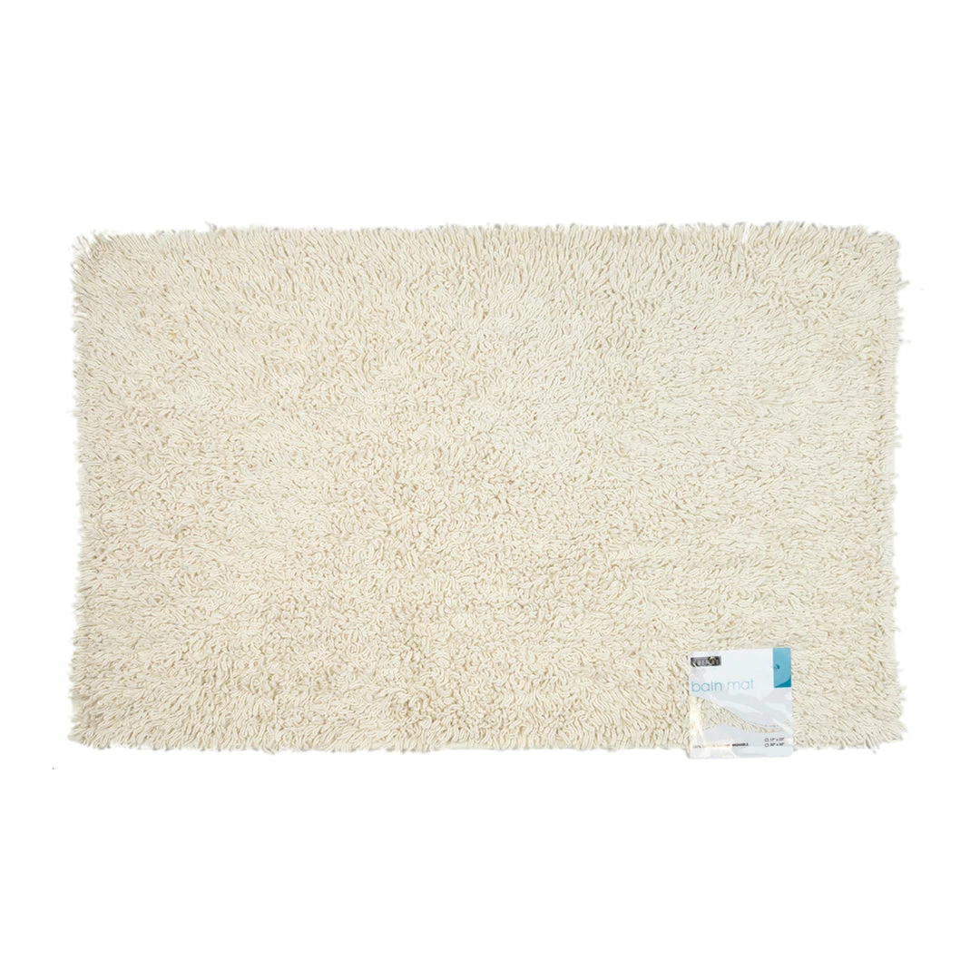 BargainJunkie Harman Twist Bath Mat, White Home & Garden