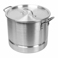 BargainJunkie Kitchen 12-PC Aluminum Stock Pot Set With Steamers And Lids