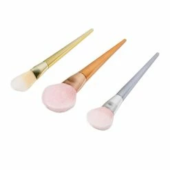 BargainJunkie TruBeauty Pro Metallics Make-Up Strobing Brush Set New