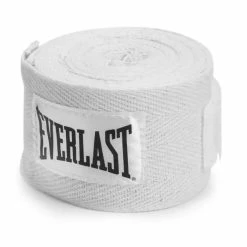 BargainJunkie Everlast Classic Hand Wraps For Boxing And MMA Training, White