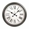 BargainJunkie Home & Garden Empire 15.5 Inch Black Decorative Wall Clock