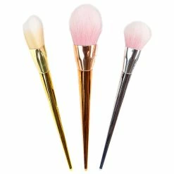 BargainJunkie TruBeauty Pro Metallics Highlighting Make-Up Brush Set New