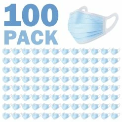 BargainJunkie Cojin Disposable 3-Layer Mask, Non-medical, 100-Pack