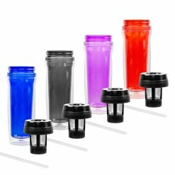 BargainJunkie Timolino Omni Cruiseline Tritan Series 17oz Tumbler W/ Infuser Basket New