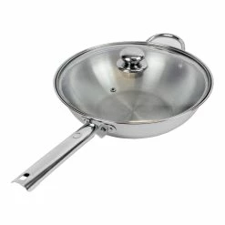 BargainJunkie New Home Works Stainless Steel 11in Wok