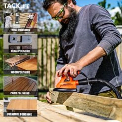 BargainJunkie Tacklife PMS02B Mouse Sander Detail Sander With 20 Sandpapers New