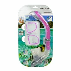BargainJunkie HEAD Tarpon Mask And Barracuda Dry Snorkel Combo, Pink Lifestyle