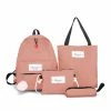 BargainJunkie New Guimeier Fashion 4-in-1 Backpack Set, Pink