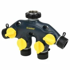 BargainJunkie Melnor 15245 4-Way Metal Hose Splitter New