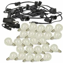 BargainJunkie 25-Piece Set G40 Globe RGB Color Changing LED String Lights New