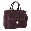 BargainJunkie Buxton Women's Newbury Laptop Tote Bag, Eggplant