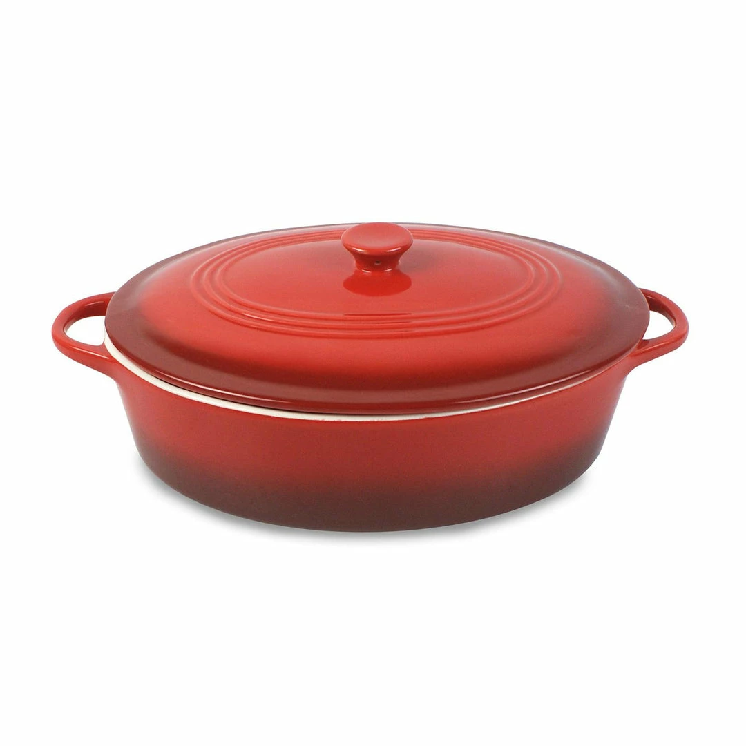 BargainJunkie ChefVentions 13" Oval Covered Casserole