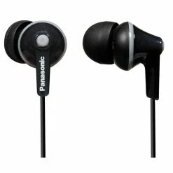 BargainJunkie Panasonic Ergofit In-Ear Earbuds, Black