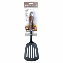 BargainJunkie New Farberware Professional Slotted Turner With Faux Wood Handle