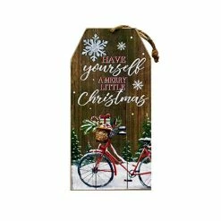 BargainJunkie 10" Have Yourself A Merry Little Christmas Hangable Decor