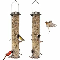 BargainJunkie New Fakiya Hanging Bird Feeders 2 Pack