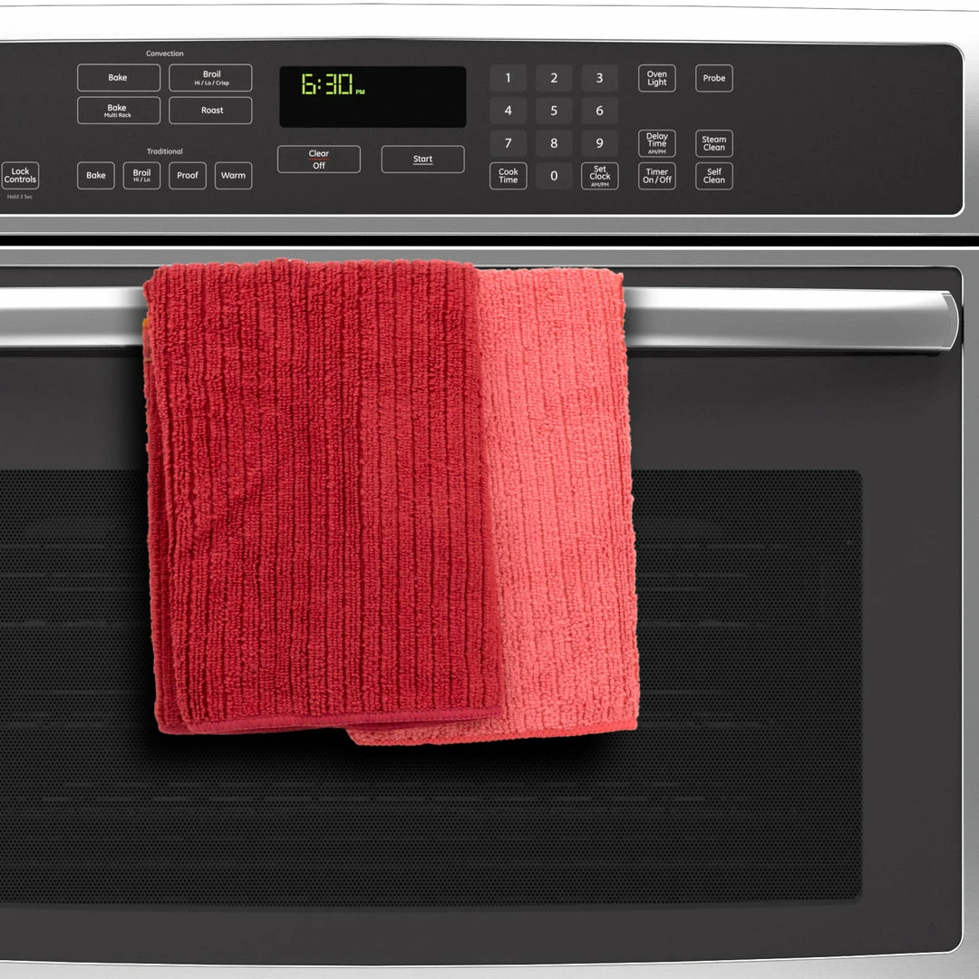 BargainJunkie Intellibrands Microfiber Bar Mop Towels, Assorted Colors 4 Pack Home & Garden