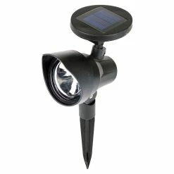 BargainJunkie Home & Garden Threshold Bright LED Solar Spotlight 8 Lumens