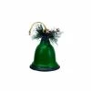 BargainJunkie 6" Metal Bell Ornament, Green