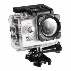 BargainJunkie Full HD 1080p Waterproof Sports Cam, White New