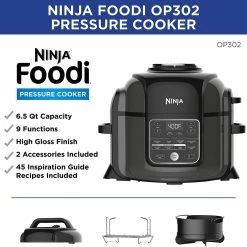 BargainJunkie Ninja Foodi 9-in-1 6.5 Quart Pressure Cooker New