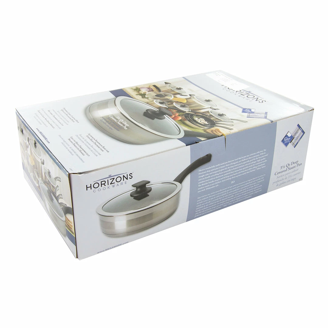 BargainJunkie Horizons 3 Quart Covered Saute Pan