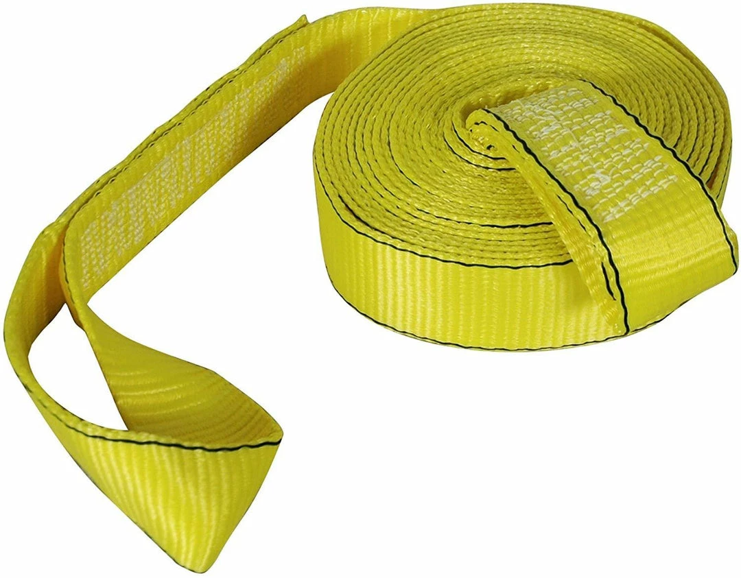 BargainJunkie Tools & Auto Highland 25' 5667 Lb Tow Strap With Loop Ends
