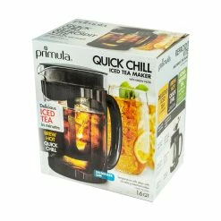 BargainJunkie Kitchen Primula 51oz Quick Chill Iced Tea Maker, Black