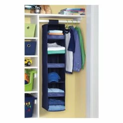 BargainJunkie Your Zone Jr. 6-Shelf Closet Organizer, Blue Home & Garden
