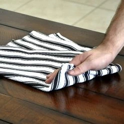 BargainJunkie Set Of 16 Woven Cotton Absorbent Kitchen Towels 19 X 29