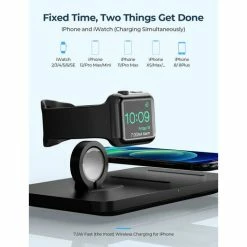 BargainJunkie Seneo 2 In 1 Wireless Charger With QC 3.0 Adapter New