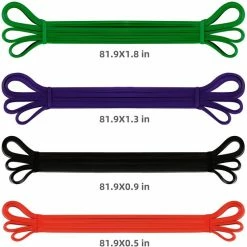 BargainJunkie New Intey Pull Up Assist Bands Set Of 4
