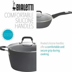 BargainJunkie Bialetti Impact Non-Stick 10 Piece Cookware Set Kitchen
