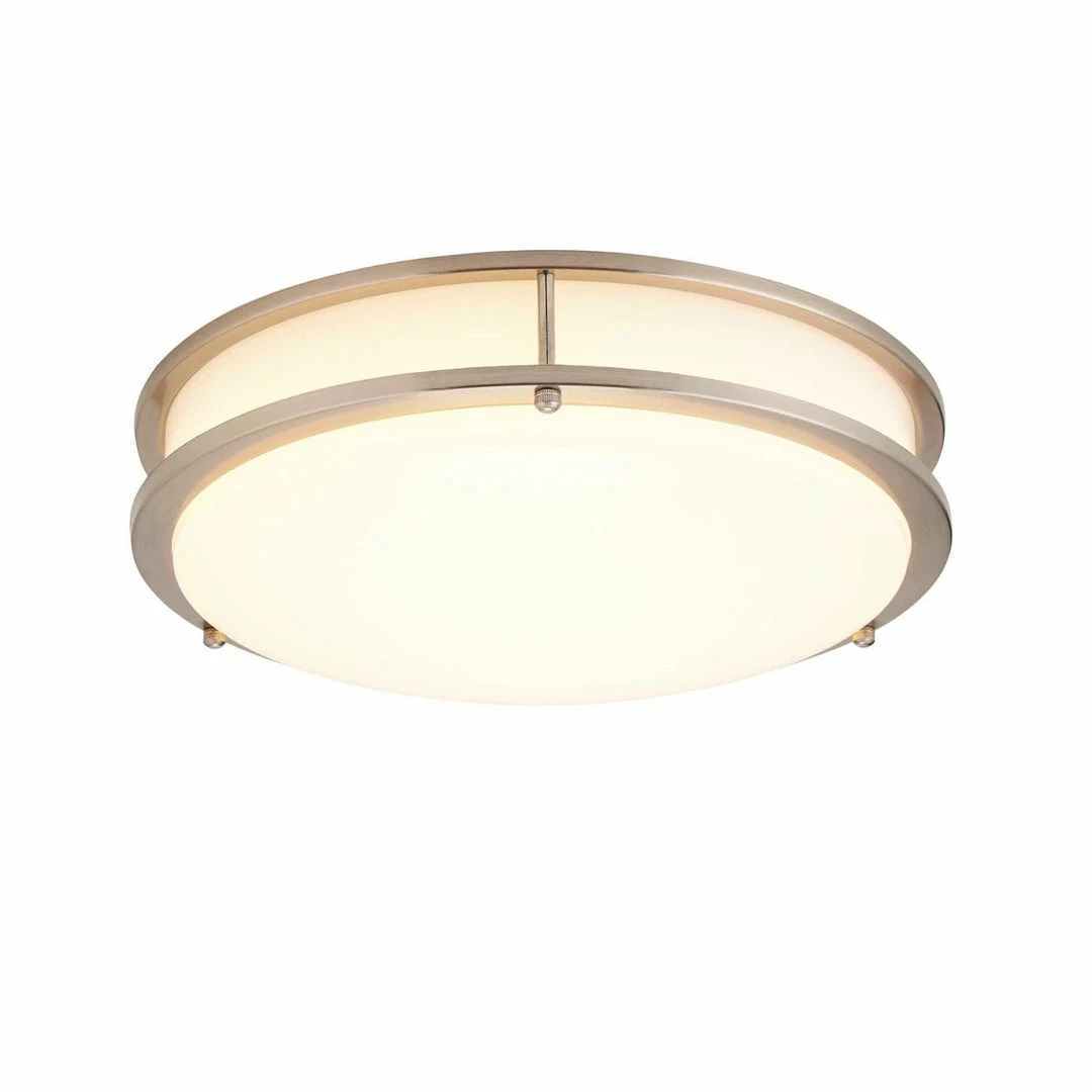 BargainJunkie New Noma 14" Dimmable Flush Mount Ceiling Light With Integrated LED Bulb