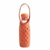 BargainJunkie Built New York 17oz Glass Water Bottle With Neoprene Tote, Coral