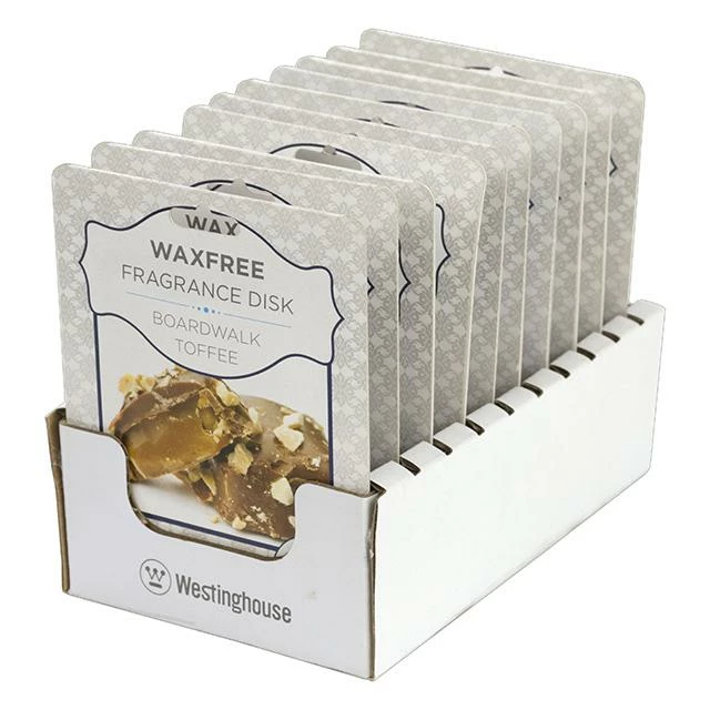BargainJunkie New 5-Pack Westinghouse Wax Free Fragrance Disk, Boardwalk Toffee