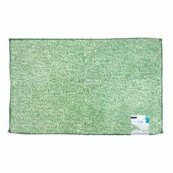 BargainJunkie Harman Flax Bath Mat, Green And White Home & Garden
