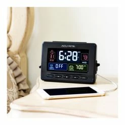 BargainJunkie AcuRite Weather Station With Dual Alarm Atomic Clock