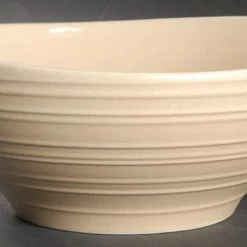 BargainJunkie Mikasa DJ105 Tan Swirl 9 3/4 Inch Vegetable Bowl New