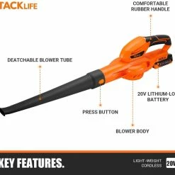 BargainJunkie New TACKLIFE Lawn And Garden Electric Blower