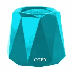 BargainJunkie Coby Edge Portable Bluetooth Speaker, Blue New