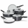 BargainJunkie Ecolution Bliss Hydro Ceramic 8 Piece Non Stick Cookware Set, Gun Metal New