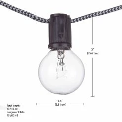 BargainJunkie New Globe Designer Series 10ft Denver String Lights