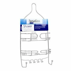 BargainJunkie Home & Garden Spasation Shower Organizer, Satin
