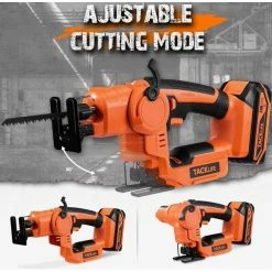 BargainJunkie Tacklife TLJS02D 2-in-1 Cordless Jigsaw & Reciprocating Saw